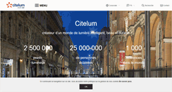 Desktop Screenshot of citelum.fr